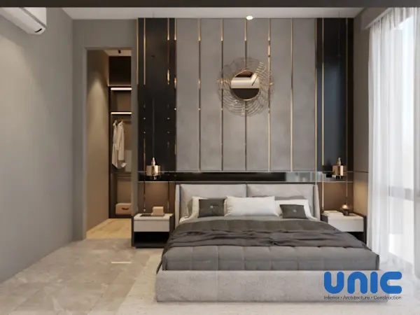 Kamar Tidur Utama - WIC - Meja Kerja Ngagel, Surabaya Surabaya - UNIC home Interior