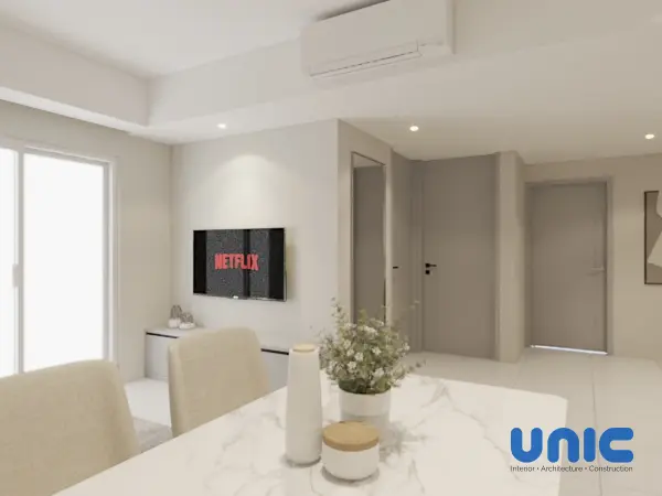Interior Apartemen 2BR Wateplace, Surabaya Barat Surabaya - UNIC home Interior