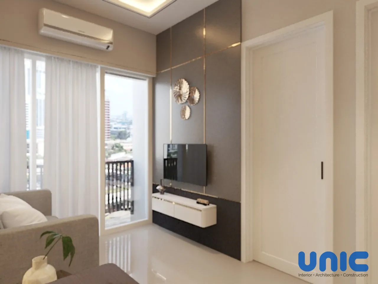 Desain Interior Apartemen 2BR Tanglin Pakuwon Mall Surabaya: Transformasi Studio Multifungsi untuk Keluarga Besar - Gallery 2