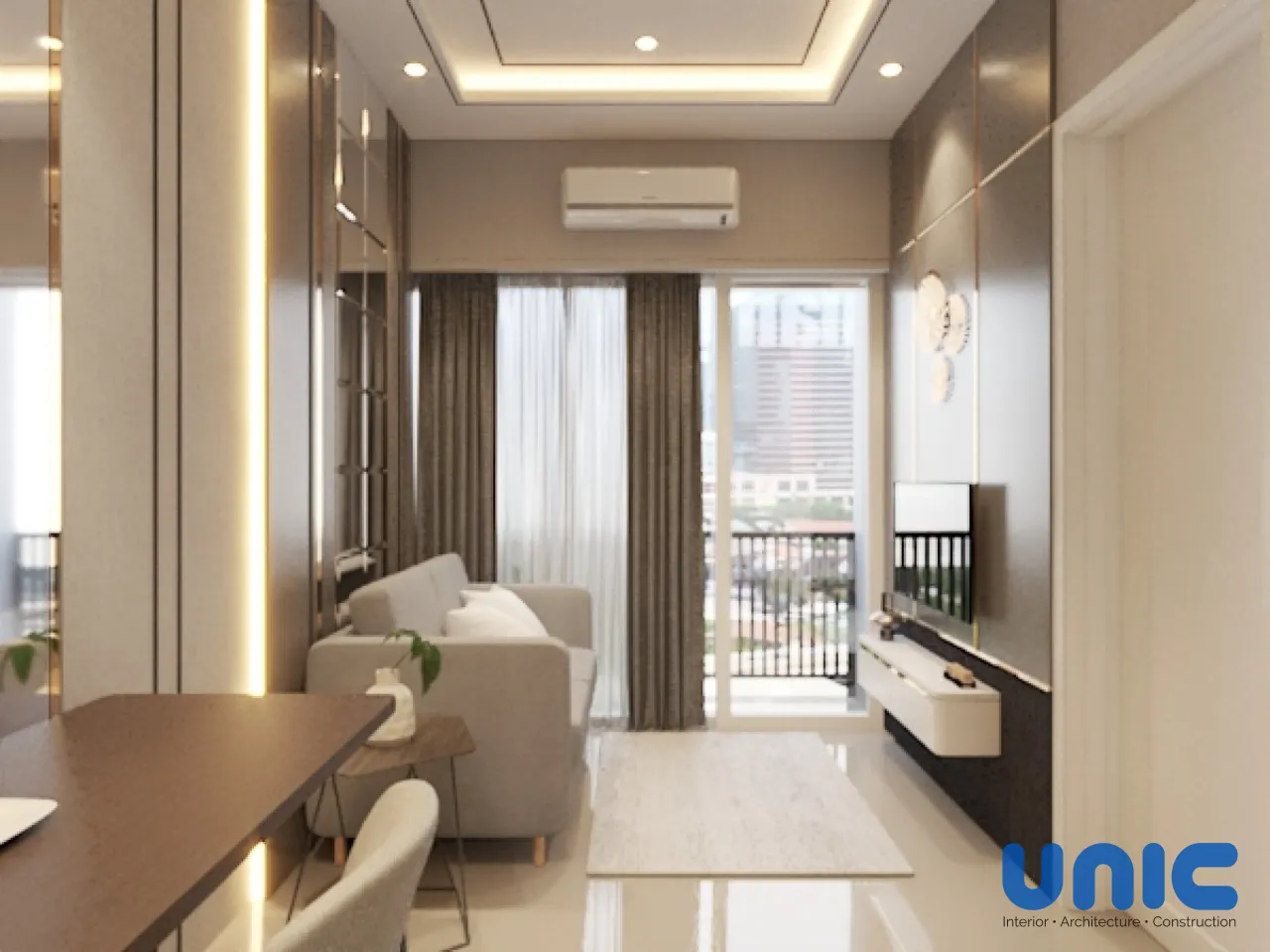Desain Interior Apartemen 2BR Tanglin Pakuwon Mall Surabaya: Transformasi Studio Multifungsi untuk Keluarga Besar - Gallery 5
