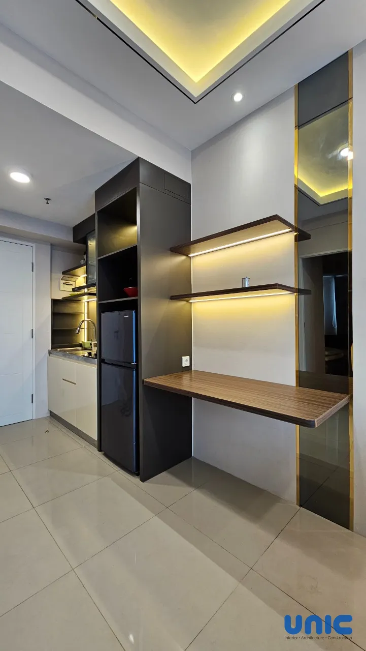 Desain Interior Apartemen 2BR Tanglin Pakuwon Mall Surabaya: Transformasi Studio Multifungsi untuk Keluarga Besar - Gallery 25