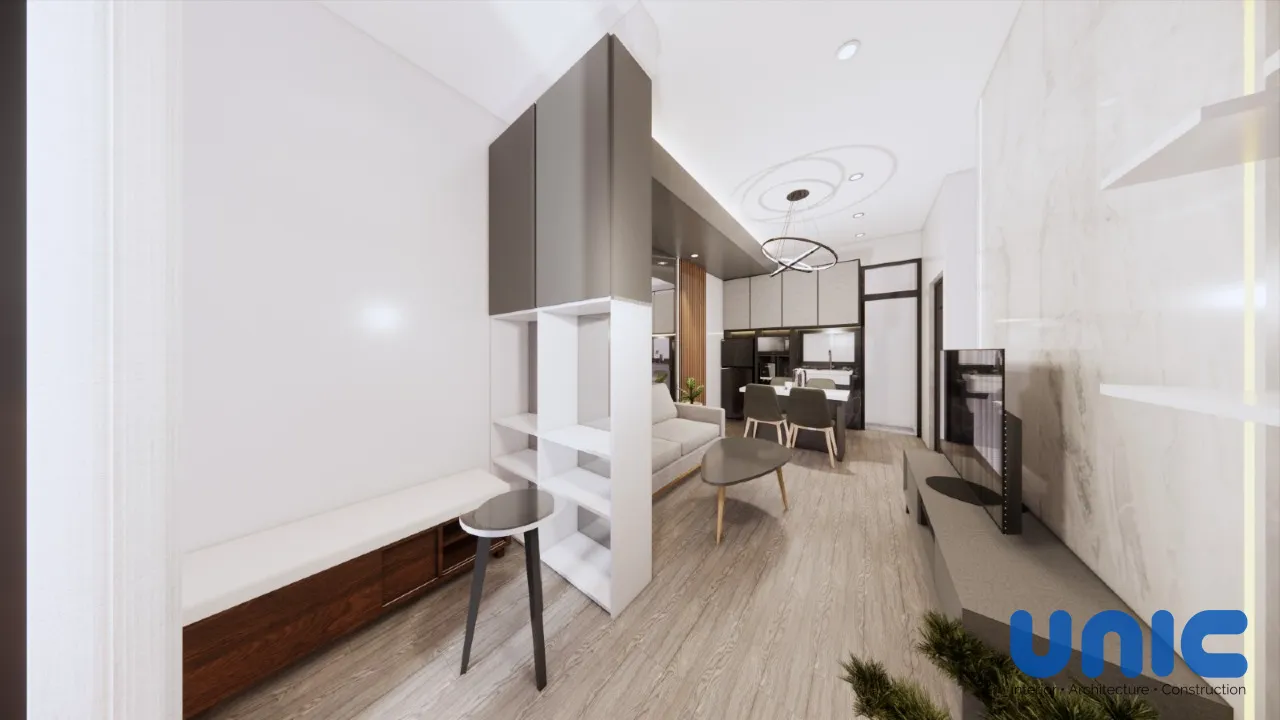 Desain Interior & Fasad Modern Minimalis Bukit Palma Citraland Surabaya: Solusi Renovasi Tanpa Bongkar Struktur - Gallery 10