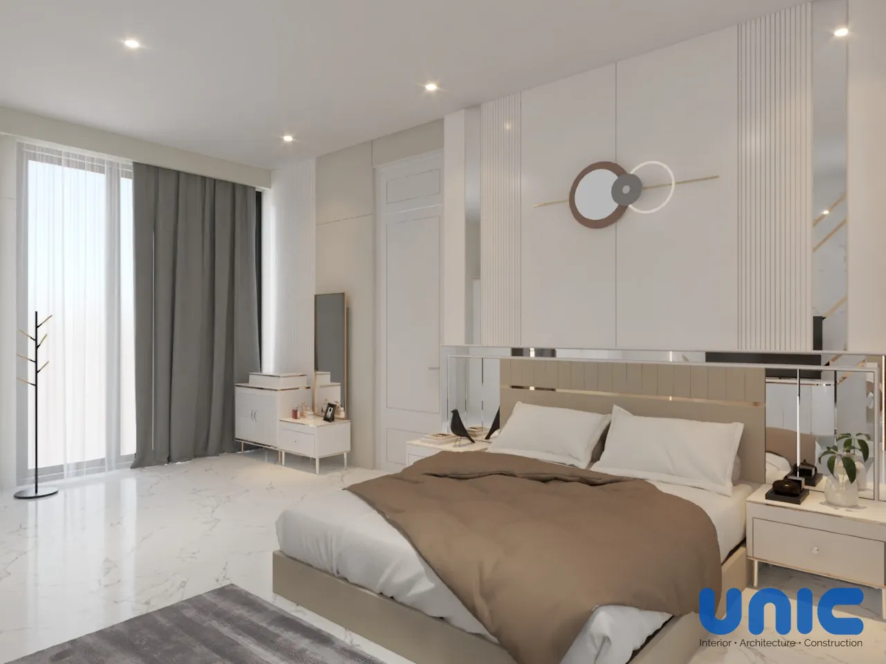 Desain Interior Kamar Utama Aruba Villa Pakuwon City: Smart Upgrade & Integrasi Furnitur Lama - Gallery 4