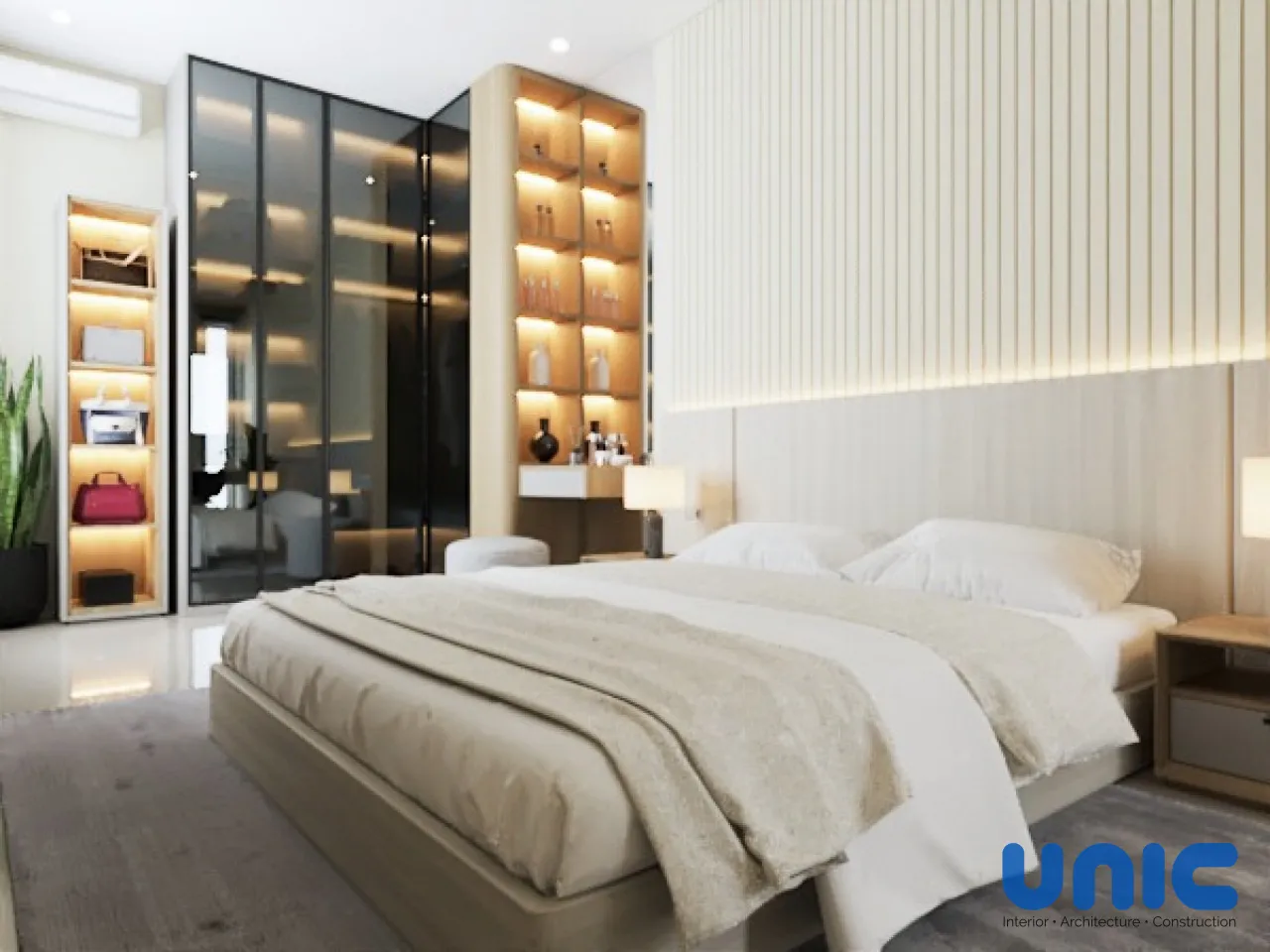 Desain Interior Master Bedroom Pelican Hill Citraland Surabaya: Transformasi Kamar Luas 7x3 Meter - Gallery 1