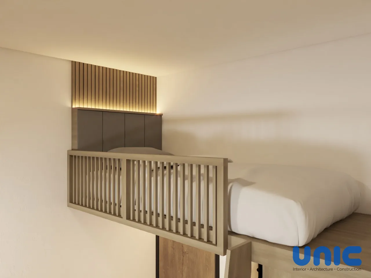 Inspirasi Desain Kamar Mezzanine 2x2: Ruang Kerja Gadget Repair & Kamar Tidur Minimalis Surabaya - Gallery 1