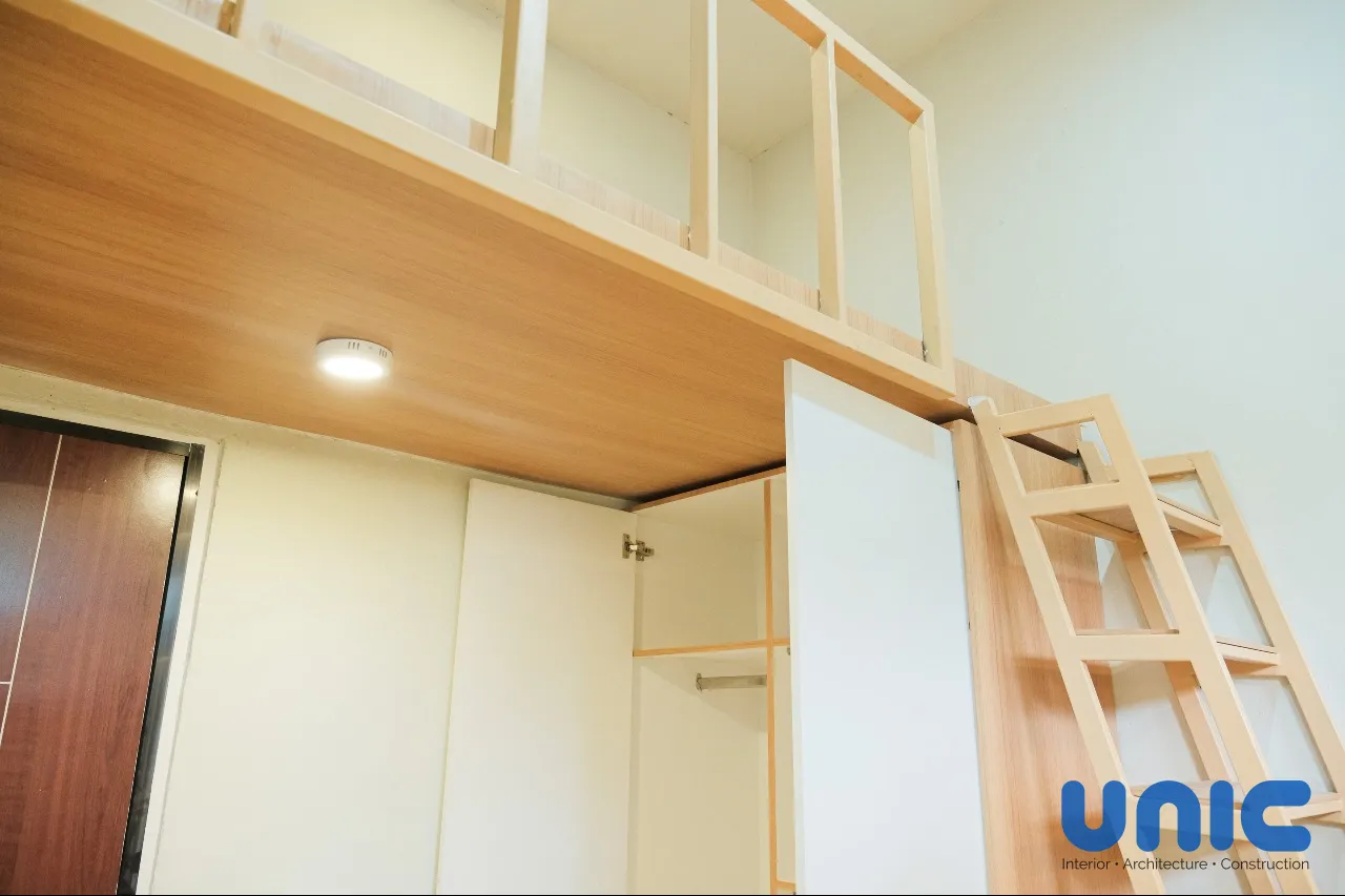 Inspirasi Desain Kamar Mezzanine 2x2: Ruang Kerja Gadget Repair & Kamar Tidur Minimalis Surabaya - Gallery 7