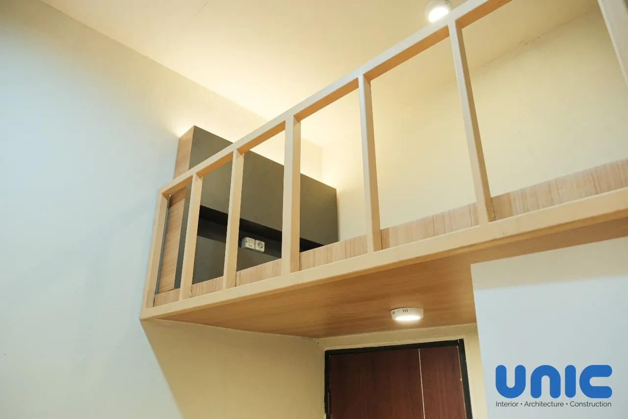 Inspirasi Desain Kamar Mezzanine 2x2: Ruang Kerja Gadget Repair & Kamar Tidur Minimalis Surabaya - Gallery 9