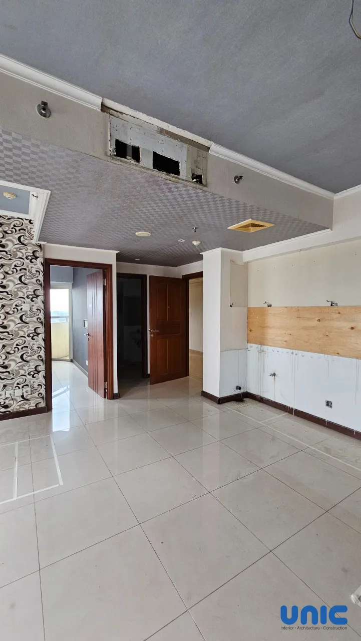 Interior Apartemen Waterplace Surabaya: Renovasi Cerdas 1 BR Kembali ke 2 BR - Gallery 3