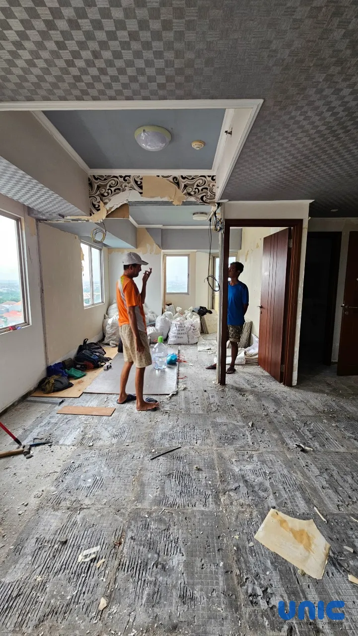 Interior Apartemen Waterplace Surabaya: Renovasi Cerdas 1 BR Kembali ke 2 BR - Gallery 4