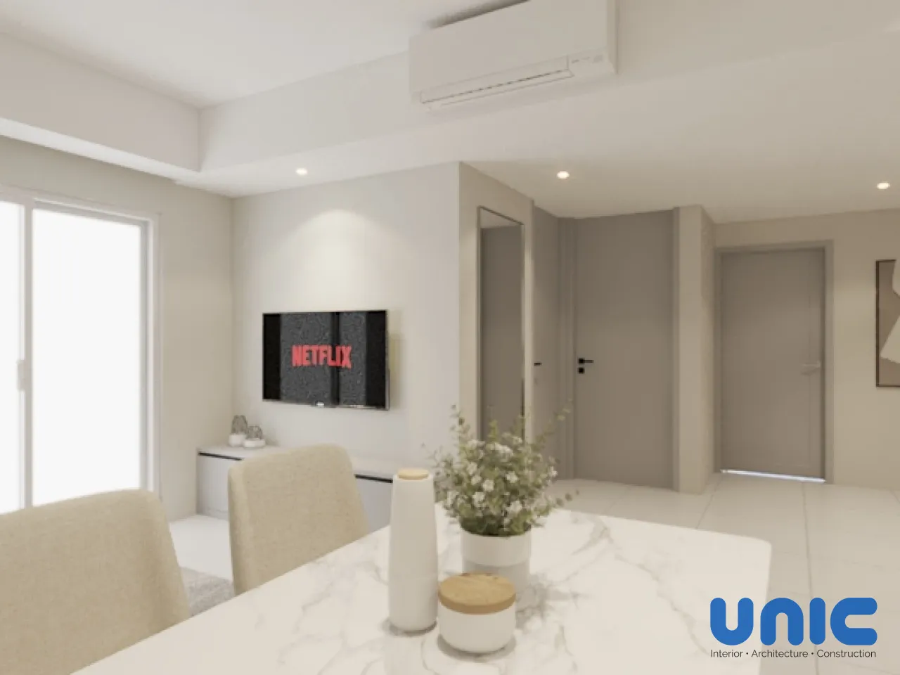 Interior Apartemen Waterplace Surabaya: Renovasi Cerdas 1 BR Kembali ke 2 BR - Gallery 7