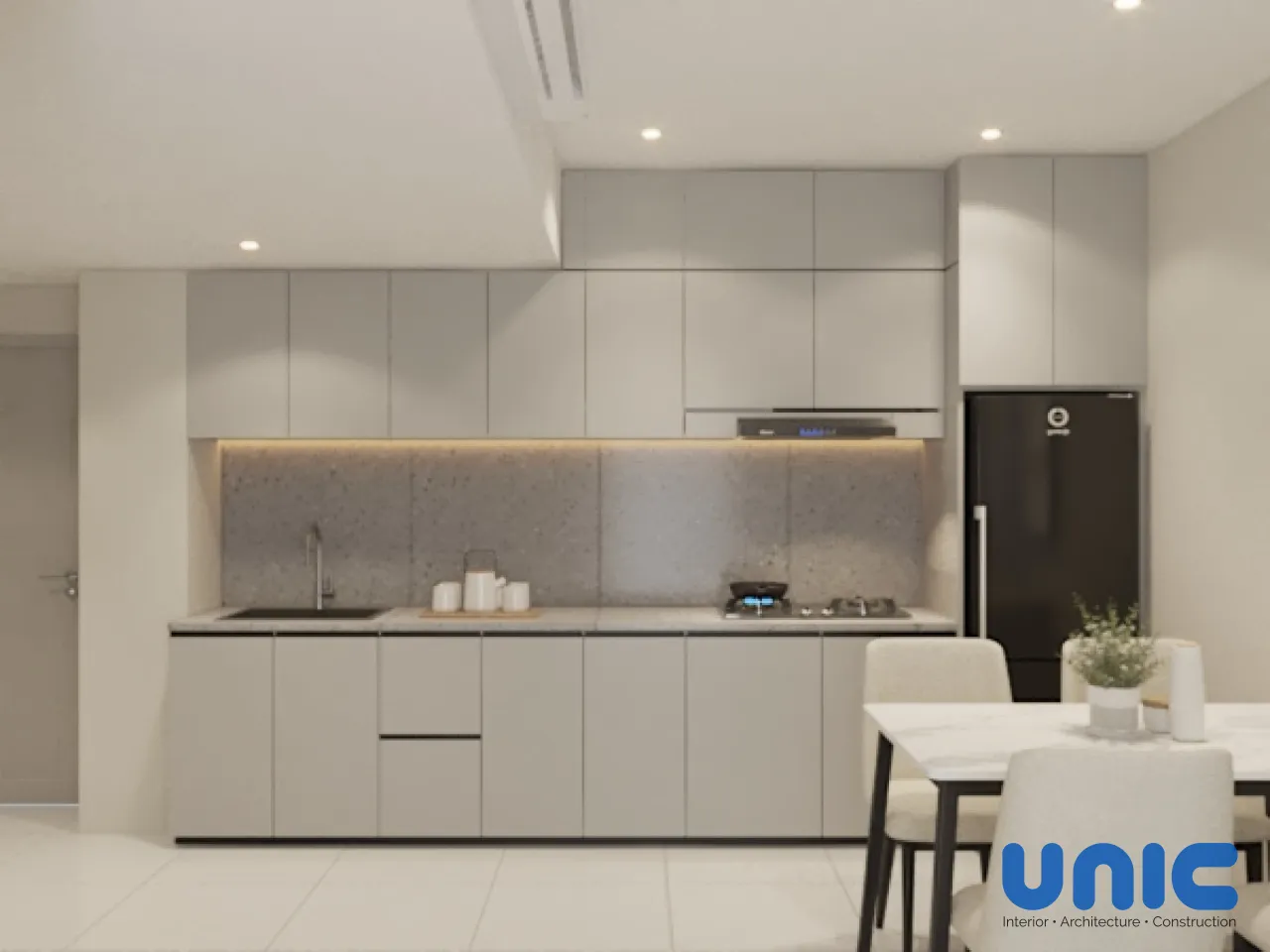 Interior Apartemen Waterplace Surabaya: Renovasi Cerdas 1 BR Kembali ke 2 BR - Gallery 8