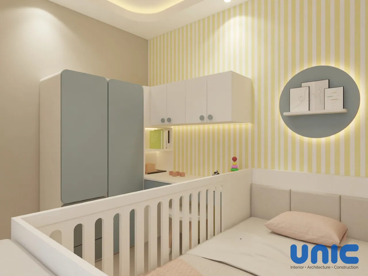 Interior Kamar Bayi Multifungsi & Custom Crib di Citraland Surabaya - Gallery 3