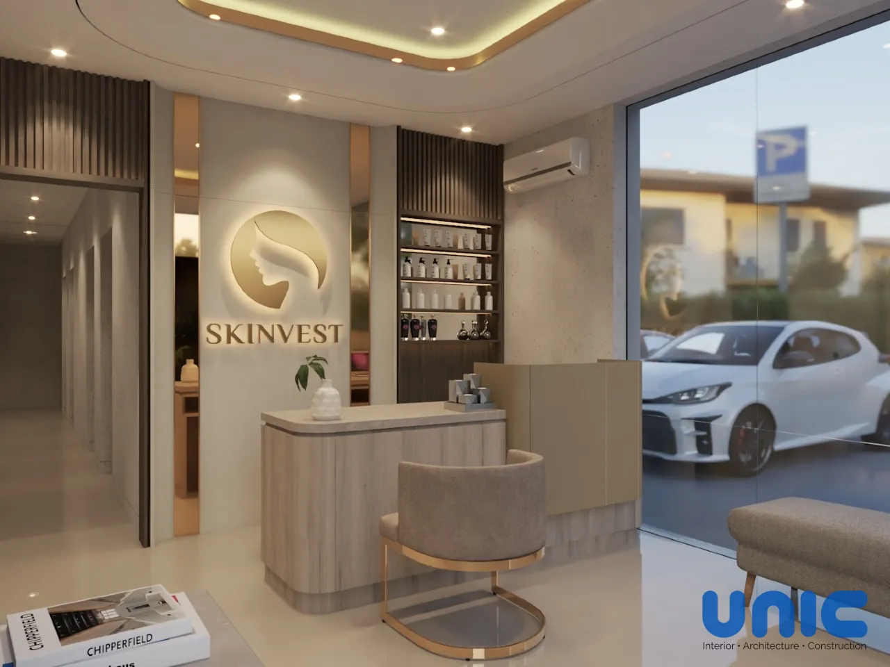 Interior Klinik Kecantikan Surabaya: Transformasi Ruko Skinvest yang Mewah & Instagramable - Gallery 3