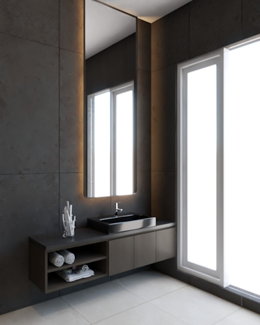 Interior Modern Industrial Grand Harvest Surabaya: Kamar Utama & WIC Cluster Arcadia - Gallery 10