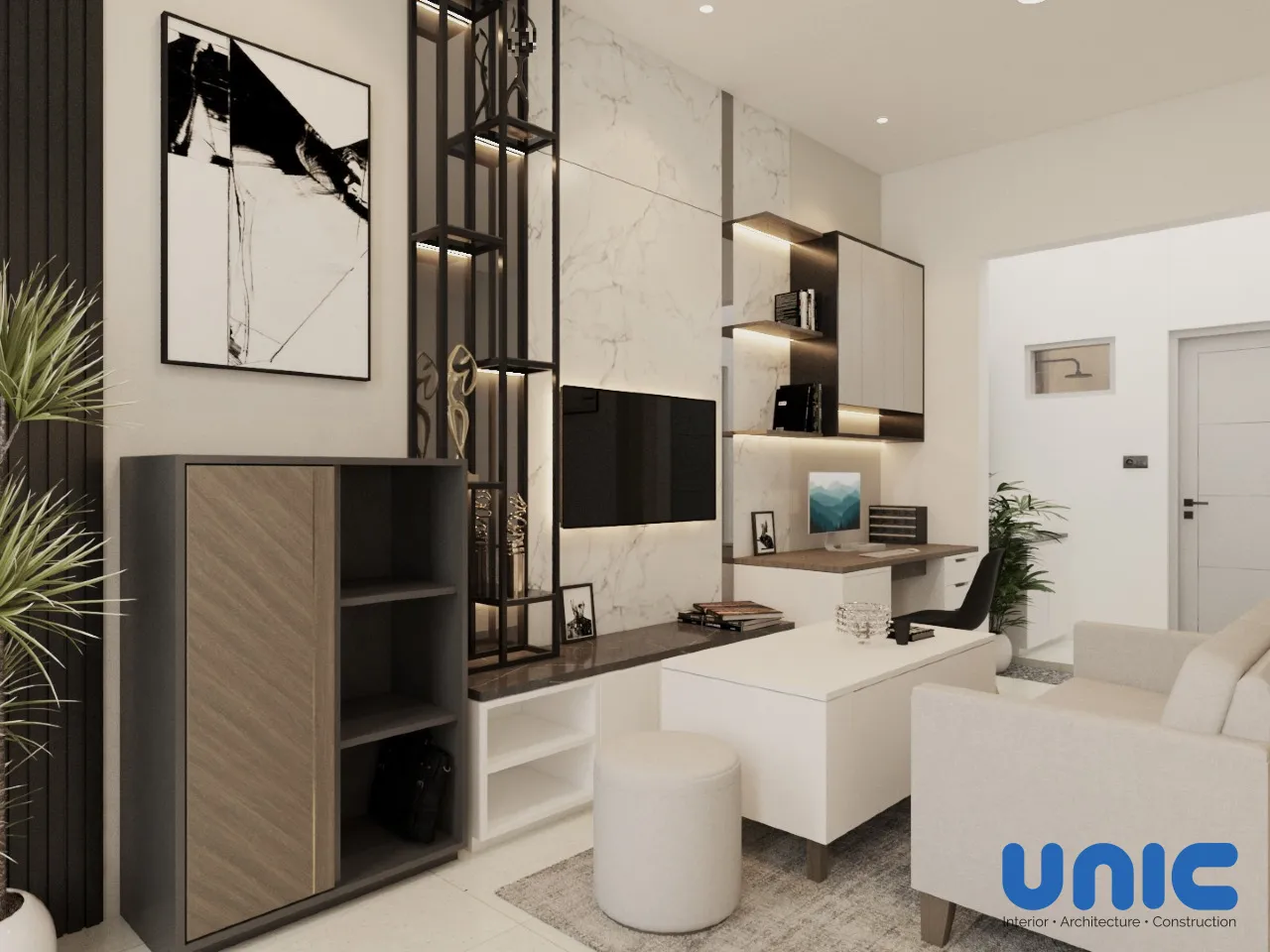 Interior Rumah Tumbuh Grand Harvest Surabaya: Transformasi Lahan 5x12 yang Fungsional & Estetik - Gallery 4