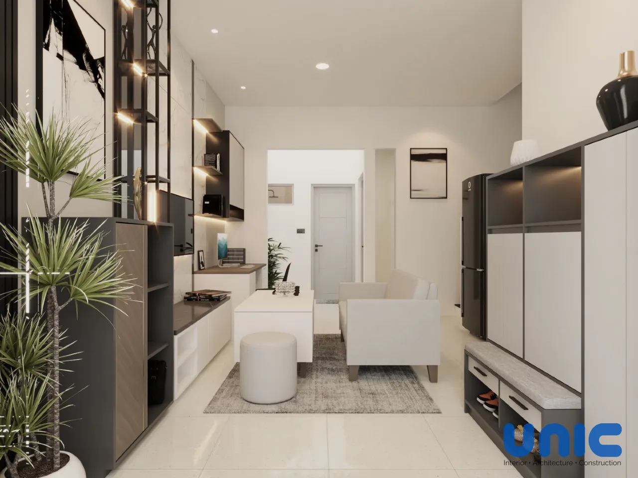 Interior Rumah Tumbuh Grand Harvest Surabaya: Transformasi Lahan 5x12 yang Fungsional & Estetik - Gallery 5