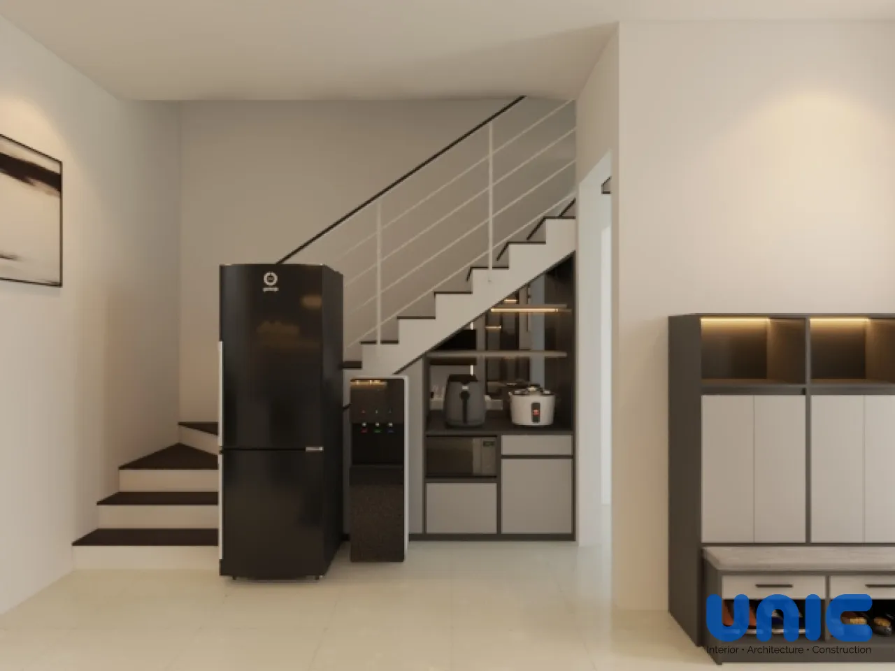 Interior Rumah Tumbuh Grand Harvest Surabaya: Transformasi Lahan 5x12 yang Fungsional & Estetik - Gallery 6