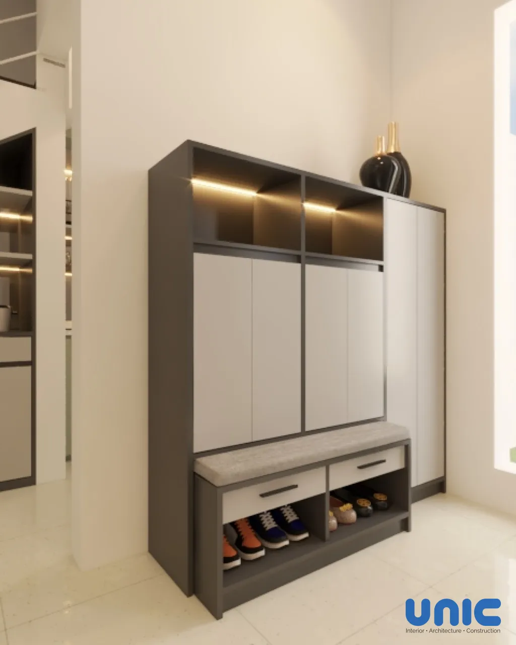 Interior Rumah Tumbuh Grand Harvest Surabaya: Transformasi Lahan 5x12 yang Fungsional & Estetik - Gallery 8