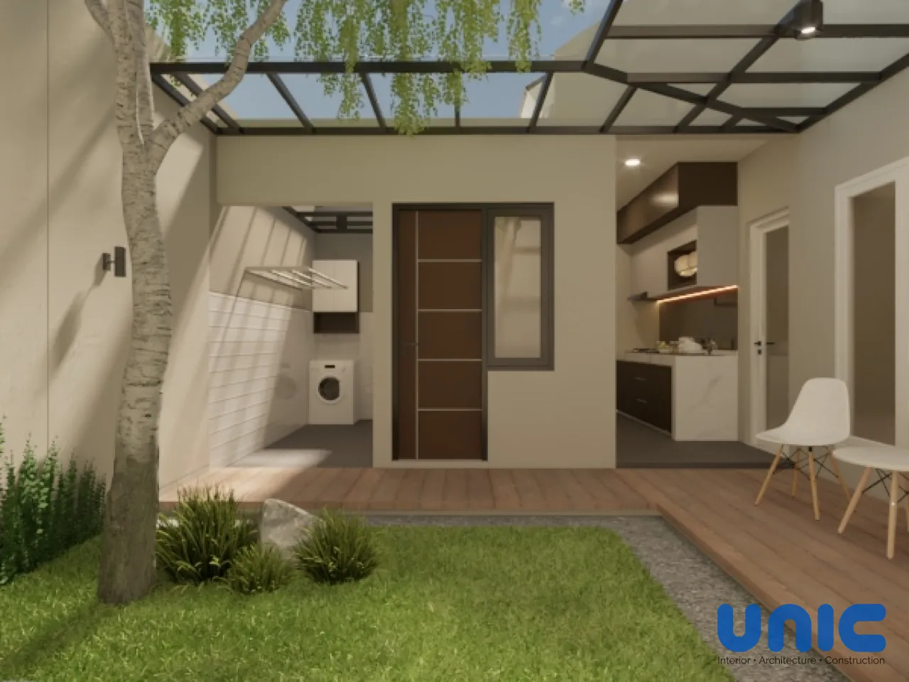 Renovasi Area Belakang Northwest Park Surabaya: Transformasi Lahan 7x5 Menjadi Dapur Kotor & Taman Tropis - Gallery 6