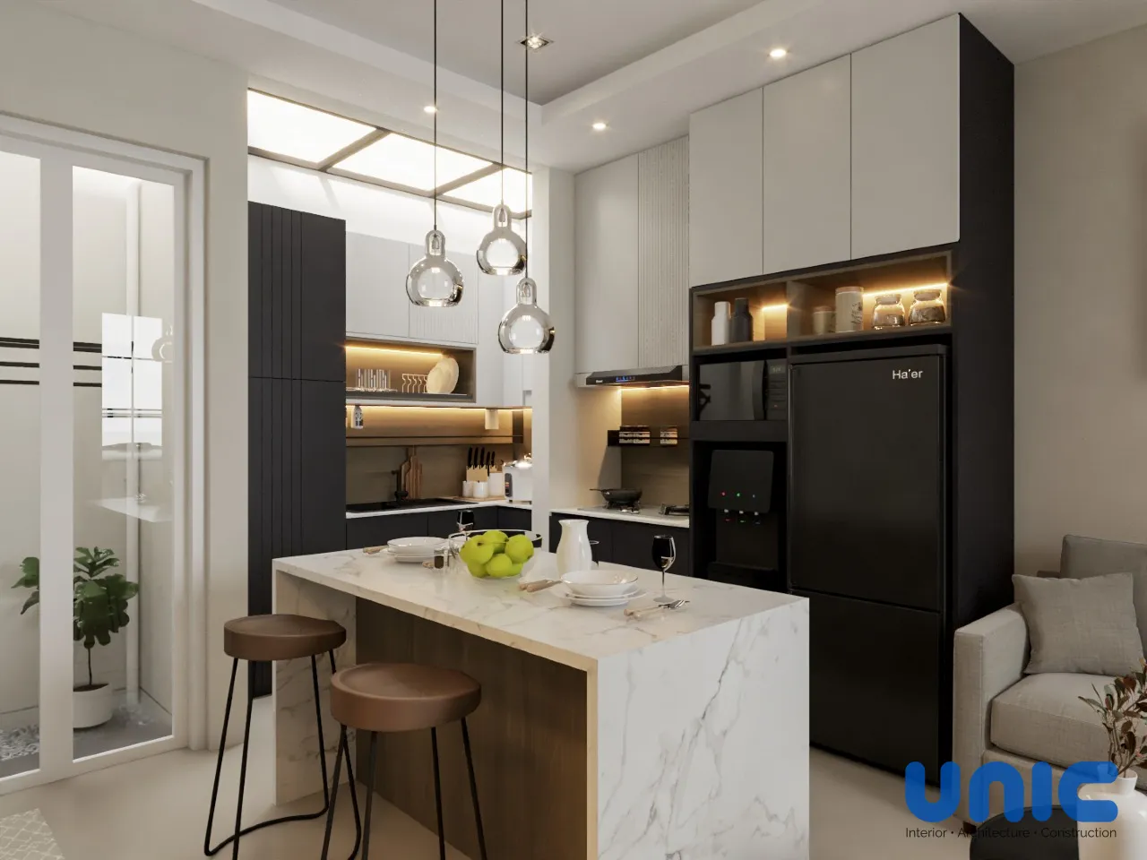 Renovasi Rumah 5x10 Wisata Bukit Mas Surabaya: Solusi Open Space Mewah & Dapur Luas - Gallery 1