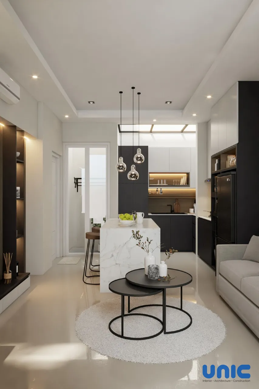 Renovasi Rumah 5x10 Wisata Bukit Mas Surabaya: Solusi Open Space Mewah & Dapur Luas - Gallery 2