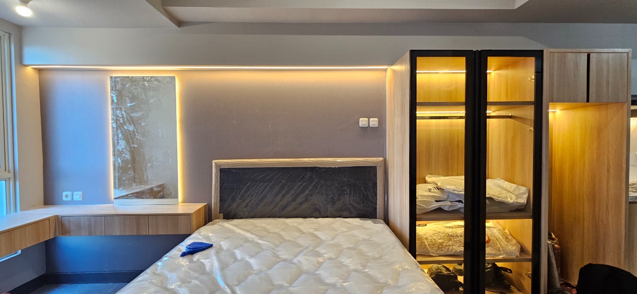 Paket Interior Apartemen Studio Tower Bella Pakuwon City: Estetika Mewah, Budget Masuk Akal dan Transformasinya - Gallery 7