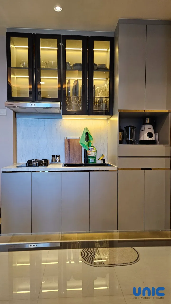 Transformasi Mewah Apartemen 2BR Menjadi Master Suite 1BR di Pakuwon City Mall Tower Amor - Gallery 20