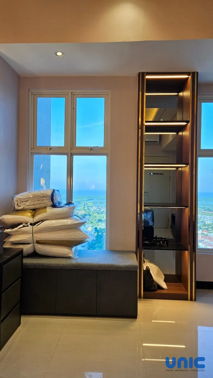 Transformasi Mewah Apartemen 2BR Menjadi Master Suite 1BR di Pakuwon City Mall Tower Amor - Gallery 24