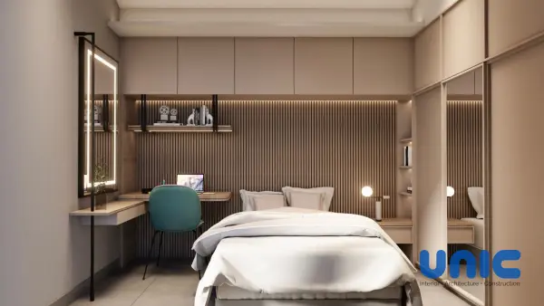 Interior Japandi Modern Rumah Compact 5x10 Grand Eastern Surabaya