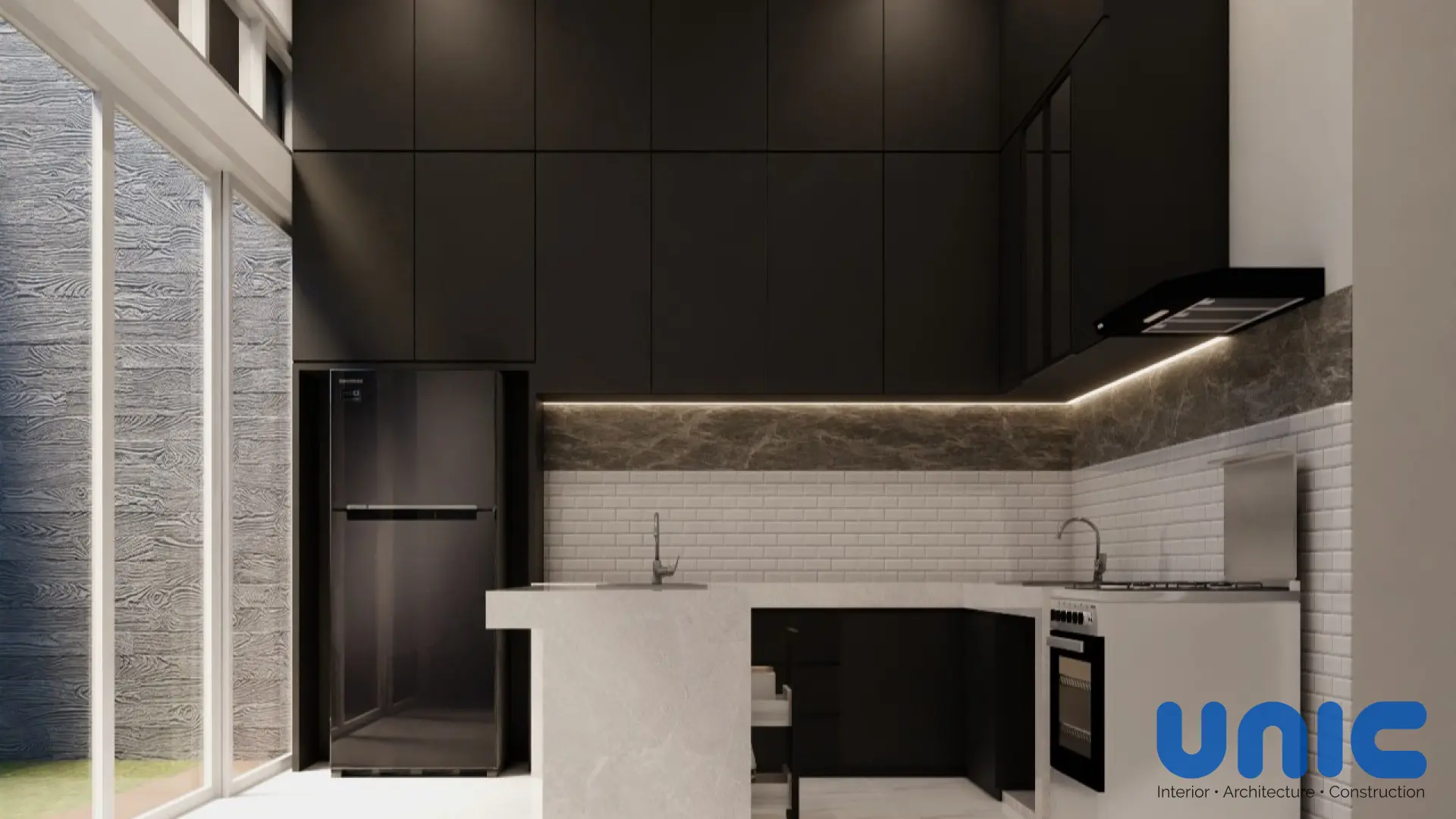 Strategi Desain Kitchen Set Full Plafon 4 Meter di Kutisari Surabaya: Mewah, Anti Rayap & Hemat Budget