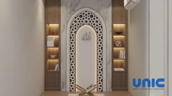 Transformasi Interior Musholla MIHRAB Modern Mewah di Pakuwon City Surabaya