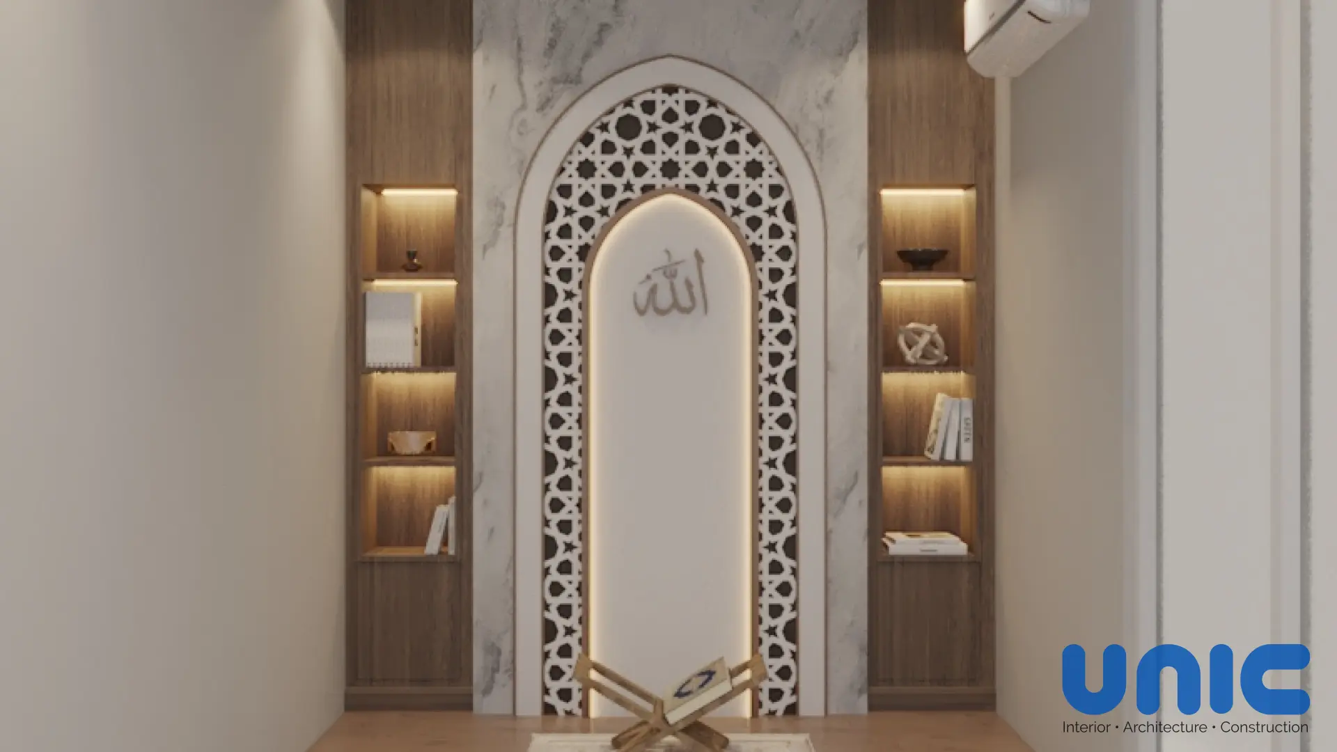 Transformasi Interior Musholla MIHRAB Modern Mewah di Pakuwon City Surabaya